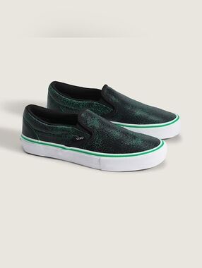 Vans Skate Cracked Leather Slip On *NWT*